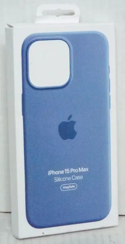 iPhone 15 Pro Max Silicone Case with MagSafe - Winter Blue, View more