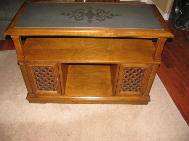 Drexel Esperanto Buffet Cabinet with Decorative Slate Top in Hutches & Display Cabinets in Oakville / Halton Region