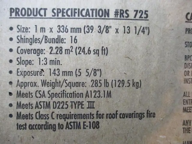 Three tab Roofing Shingles, 2 bundles. $20 per bundle.63838168319873121