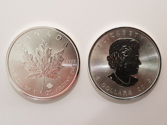 Pièces Monnaie Royale Canadienne MRC Feuille d'érable argent 999 dans Art et objets de collection  à Ville de Montréal