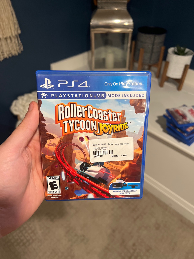 Roller Coaster Tycoon Joyride PS4 VR compatible | Sony Playstation 4 |  Barrie | Kijiji