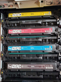 HP 304a color cartridges.