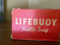 1950's life buoy soap (with original soap in box)