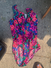 Floral Bathing Suit size 10