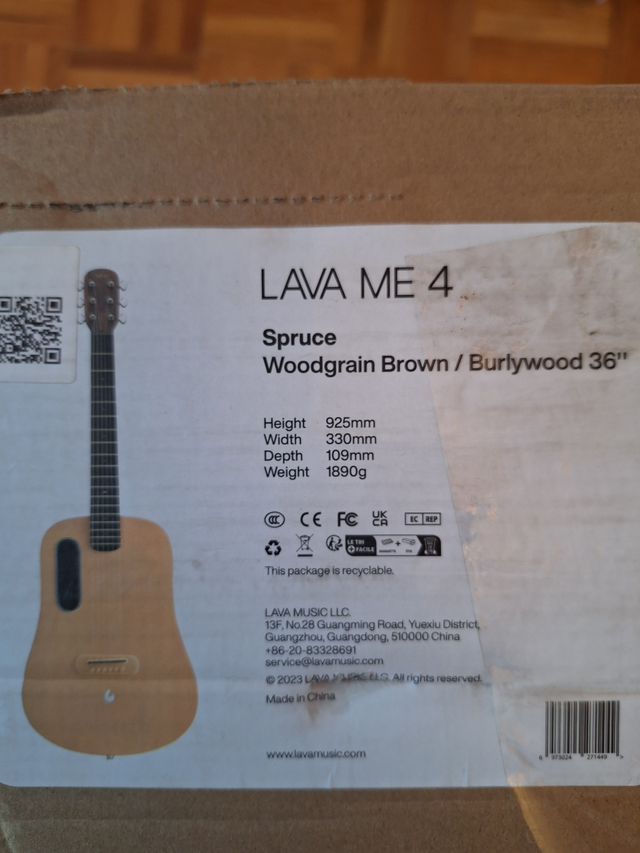 Acoustic Lava me 36" guitar in Guitars in Markham / York Region - Image 7