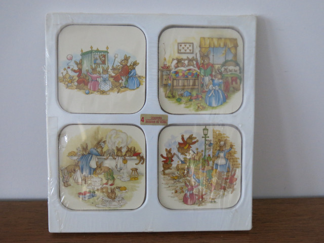 BUNNYKINS - 4 (four) COASTERS in Arts & Collectibles in Calgary