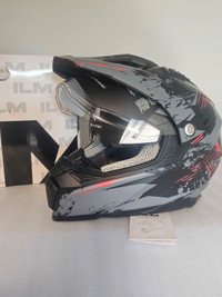 Off Road Motorcycle Dual Sport Helmet Dual Visors