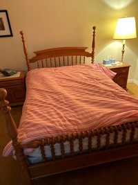 Roxton Solid Maple Double Bed