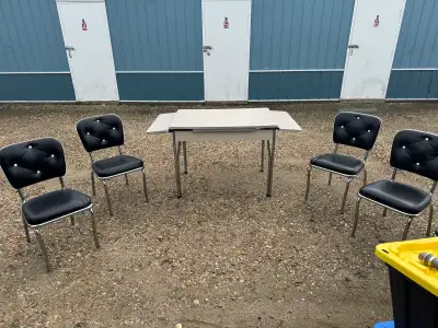  vintage table and chairs , View more