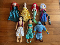 Disney Stuffed Princesses and Characters 