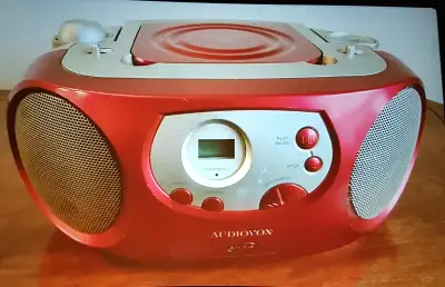 $25 Audiovox Model: AXP811-32– Portable Radio stereo CD player, View more