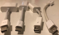 VARIOUS CABLES & ADAPTERS (APPLE, HDMI)