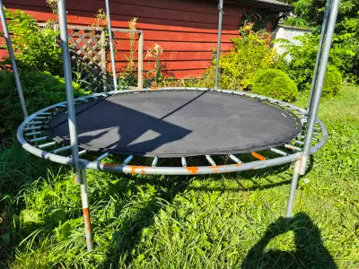 Well used trampoline. Make an offer., View more
