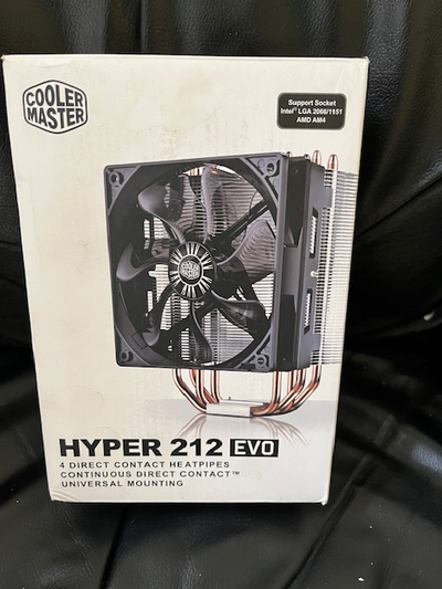 COOLER MASTER HYPER 212 EVO ($120 on AMAZON) Air Cooler with exceptional cooling performance Keeps C...