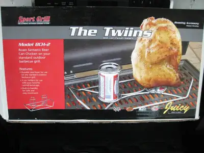 NEW - The Twiins Beer Can Chicken Holders, View more