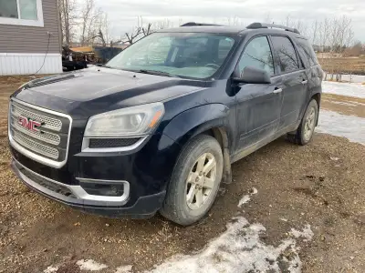2013 GMC Acadia. Needs transmission. Can still drive but would need to be trailered. Was used as a d...