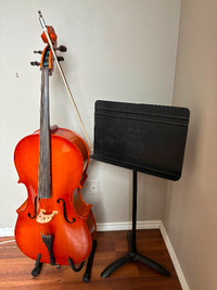 Etude 4/4 Cello Outfit.  Comes with soft case, Korean bow/stand