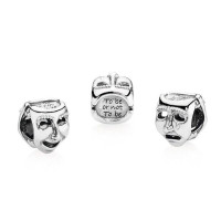 Authentic PANDORA The World's A Stage Mask Charm (791177)