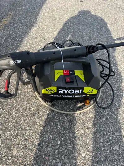 Ryobi electric pressure washer , View more