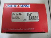 Auto Sense Item FA1478 Ball Joint For GM Safari/Astro Etc New!!