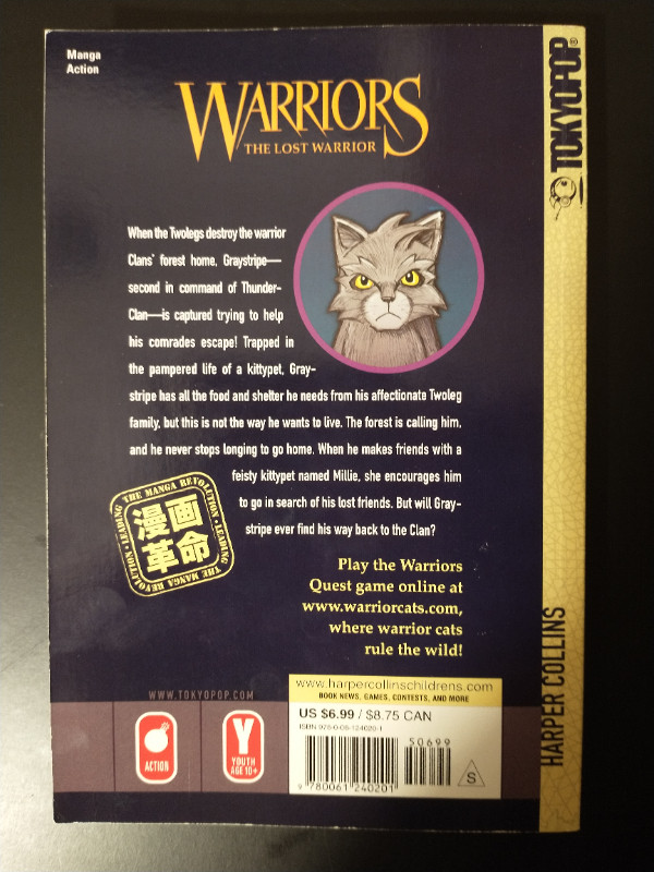 Graystripe's Trilogy Vol 1-3 - Warriors in Comics & Graphic Novels in North Bay - Image 2