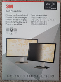 20.0" 3M Pf20.0W9 Privacy Filter For Widescreen Desktop LCD Moni