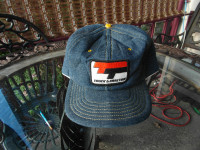 Vintage denim Truck & Tractor cap / hat  made in Canada