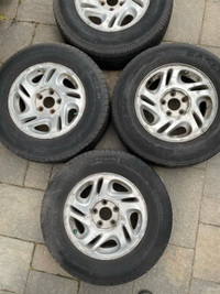 215/70R15 tires and alloy rims