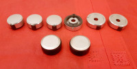 Set of Konbs+Pinch Rollers+Caps for TEAC X-1000R Reel Tape Deck