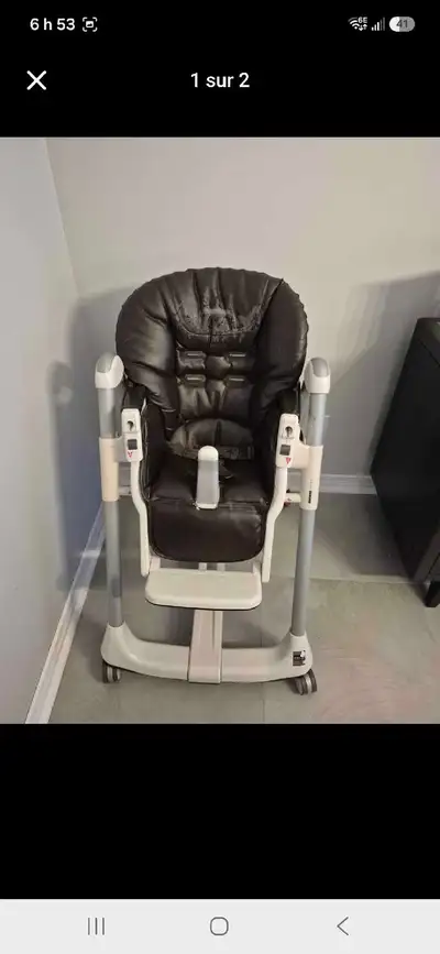 Chaise haute Peg Perego, View more
