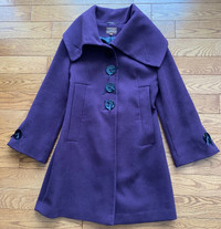 Jessica size 8 beautiful purple plum coat jacket M women