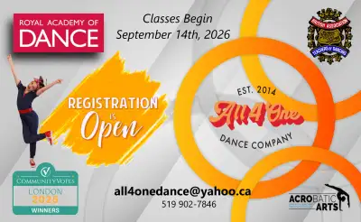 Register for DANCE - Classes Start September 14th, View more