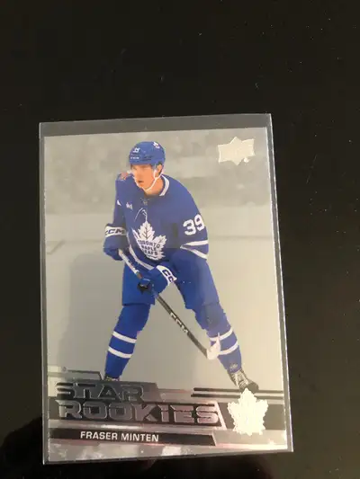 Fraser Minten upper deck rookie card 2023 mint condition, View more