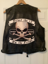 XL Leather Vest Friday the 13th