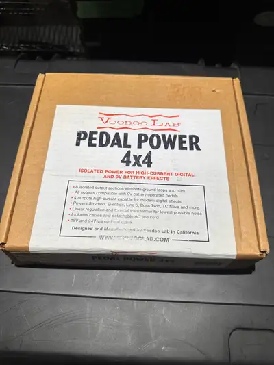 Voodoo Lab Pedal Power 4x4 NEW, View more