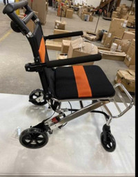 Lightweight transport wheelchair 