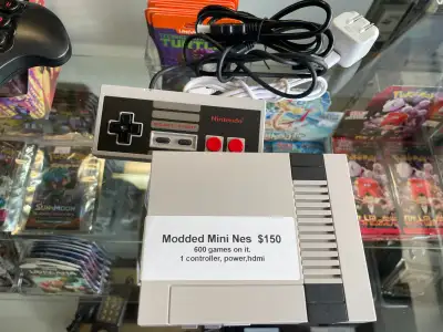 Modded with 600 games , 1 controller, hdmi cable and power cord. Come check us out at ADAD 169 Duffe...
