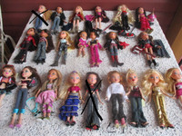 Large Collection of Bratz Dolls--2001 and up