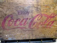COKE CRATE syrup crate RARE with dividers SODA POP 1960s