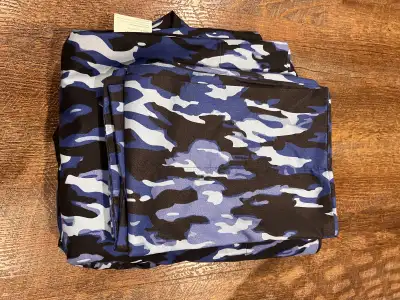 Blue/camo double/full sheet set, View more