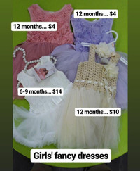 Fancy dresses for toddlers.
