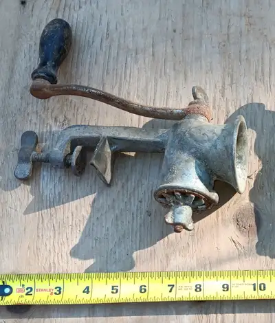 Old Meat Grinder Hand Operated $20