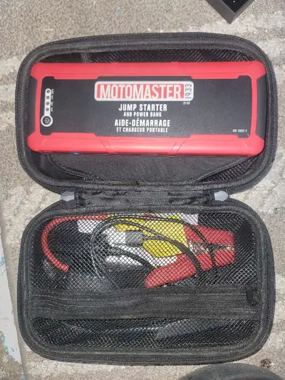Selling a new Motomaster Jump Starter and Power Bank, a reliable companion for any vehicle owner. Th...