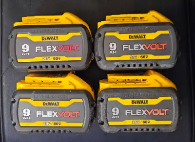 Dewalt 9Ah Flexvolt Battery (4), View more