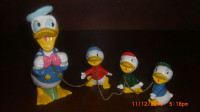 1950's Walt Disney WD48 Donald Duck with Nephews Figurine