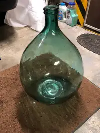 Vintage wine making bottle
