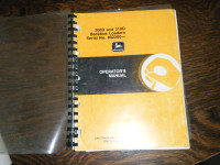 John Deere 300D, 310D  Backhoe Loader Operators Manual