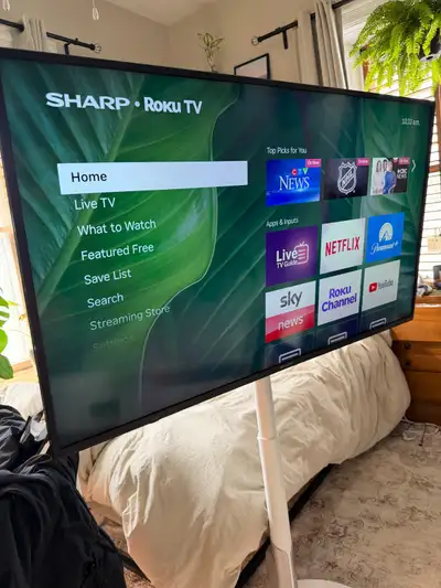 55” Smart TV and Stand, View more
