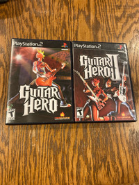PS2 Guitar Hero 1 + 2