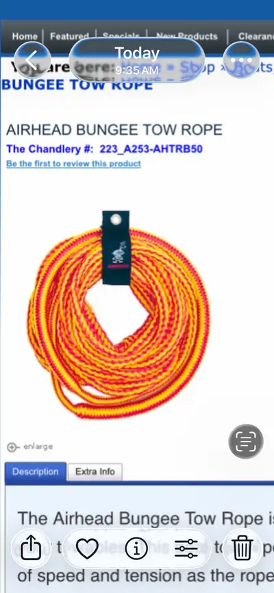 water tube bungee tow rope , View more